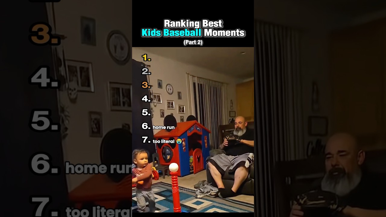 Ranking The Best Kids Baseball Moments ⚾ (Part 2)
