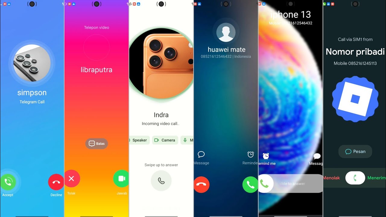 ВХОДЯЩИЙ ЗВОНОК | TELEGRAM/ INSTAGRAM/ TAWASSAL/ HUAWEI MATE 30/ ZANGI/ IPHONE XR/ GOOGLE PIXEL 4A
