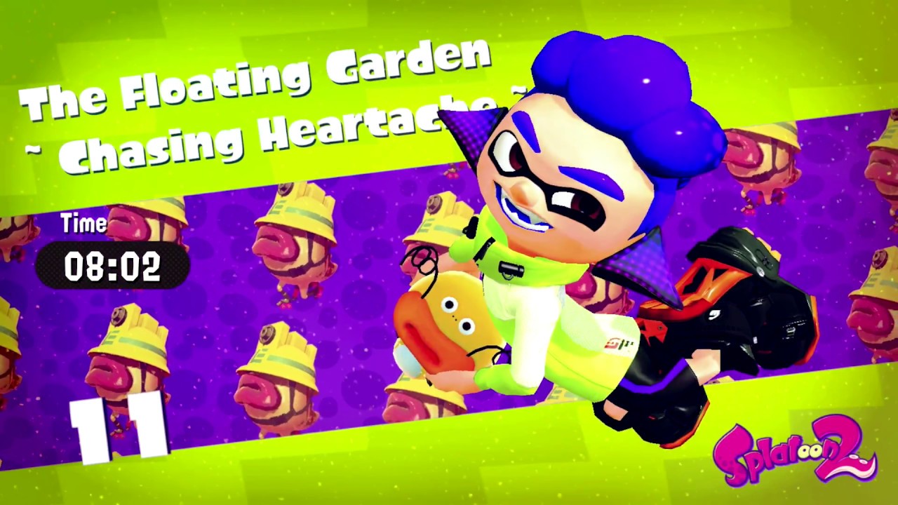 Splatoon 2 Level 11 The Floating Garden Chasing Heartache