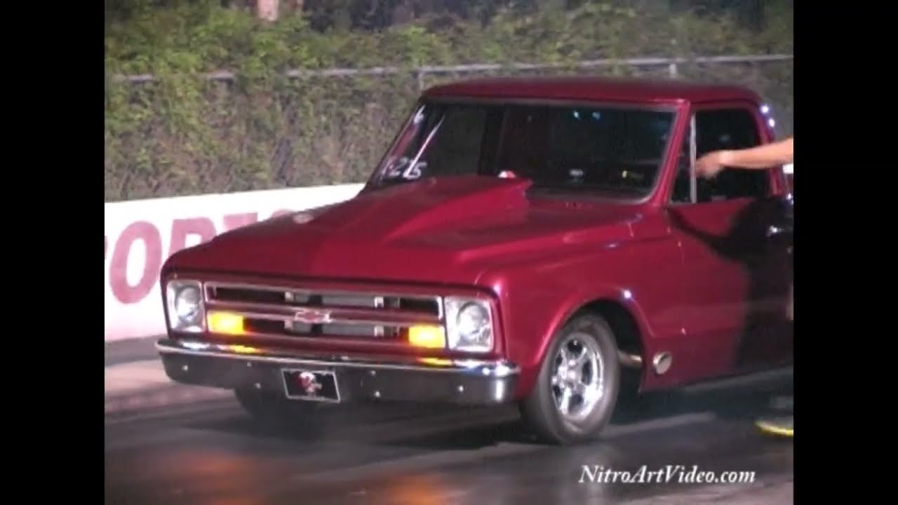 Drag Racing Heads Up  (Time) And (No Time) Track Side Raw Action