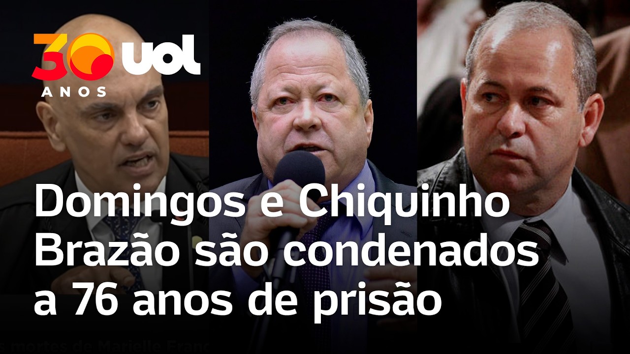 STF condena Chiquinho e Domingos Brazão a 76 anos de prisão por mandar matar Marielle Franco