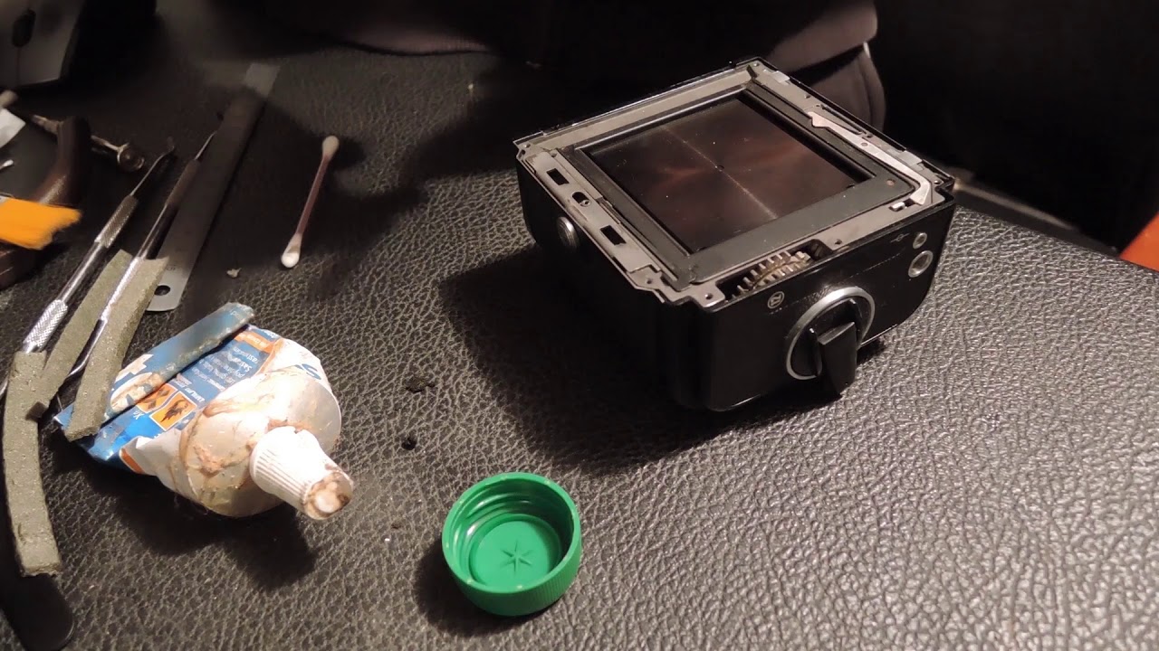 Hasselblad film magazine seal repair