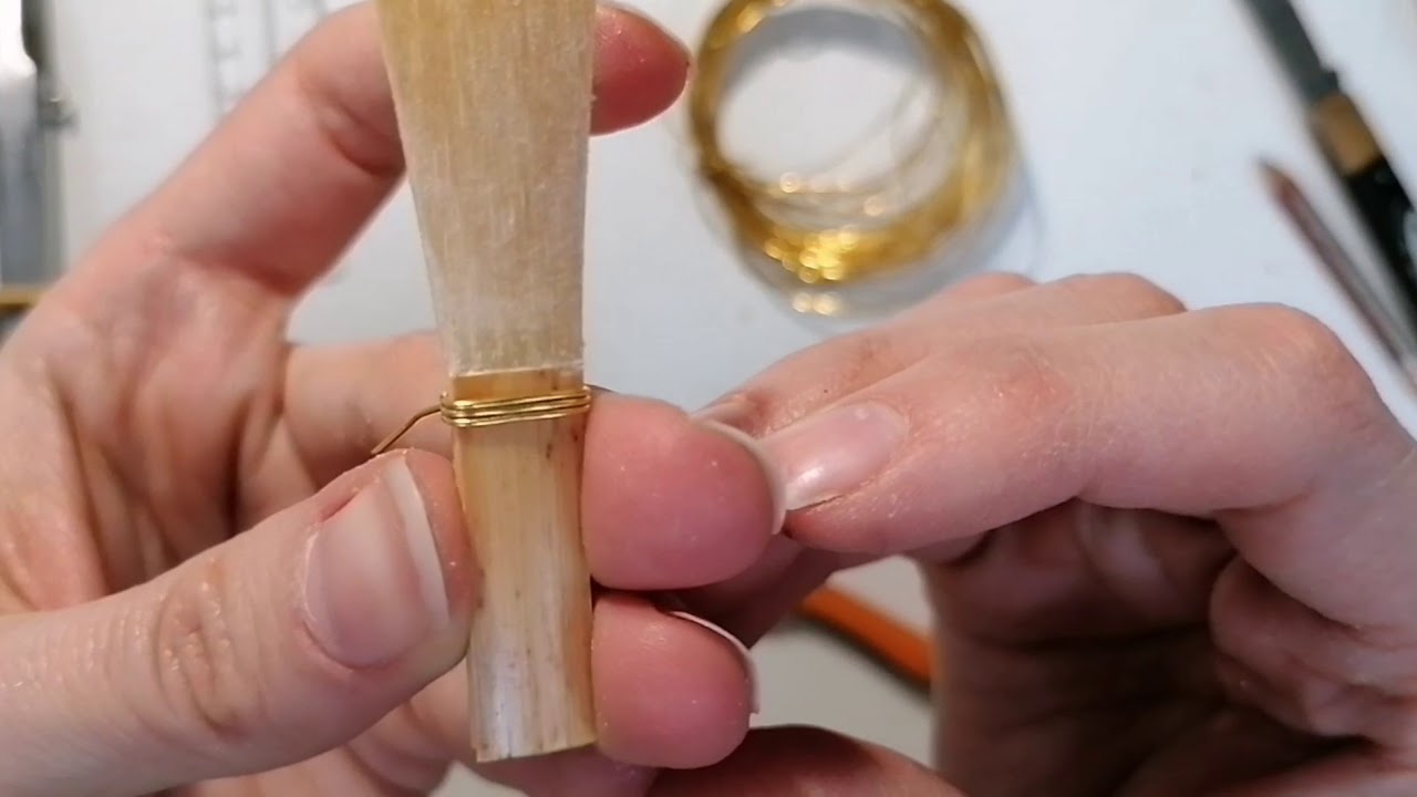 How to make a reed: tutorial 1