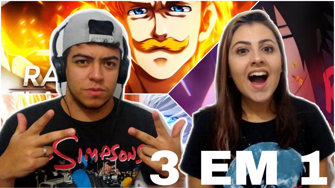 REACT 3 EM 1 - ESCANOR (FLASH BEATS), NEAR e MELLO (ENYGMA) e RENEGADO (FEL&Iacute;CIA ROCK) - CASALZINHO