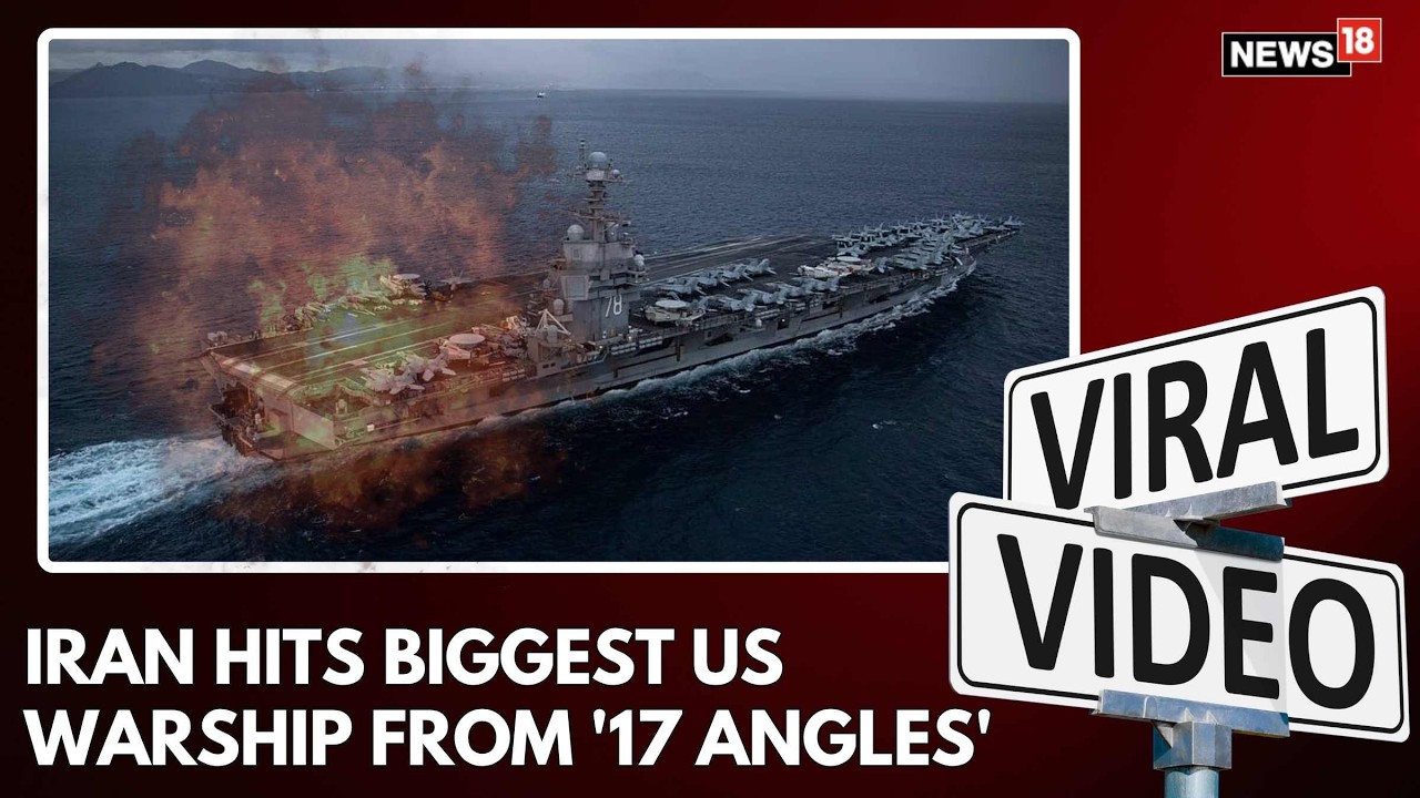 US Iran War | Trump Claims US Carrier Hit By Iran, Says Forces &lsquo;Ran For Lives&rsquo; In Attack | N18G
