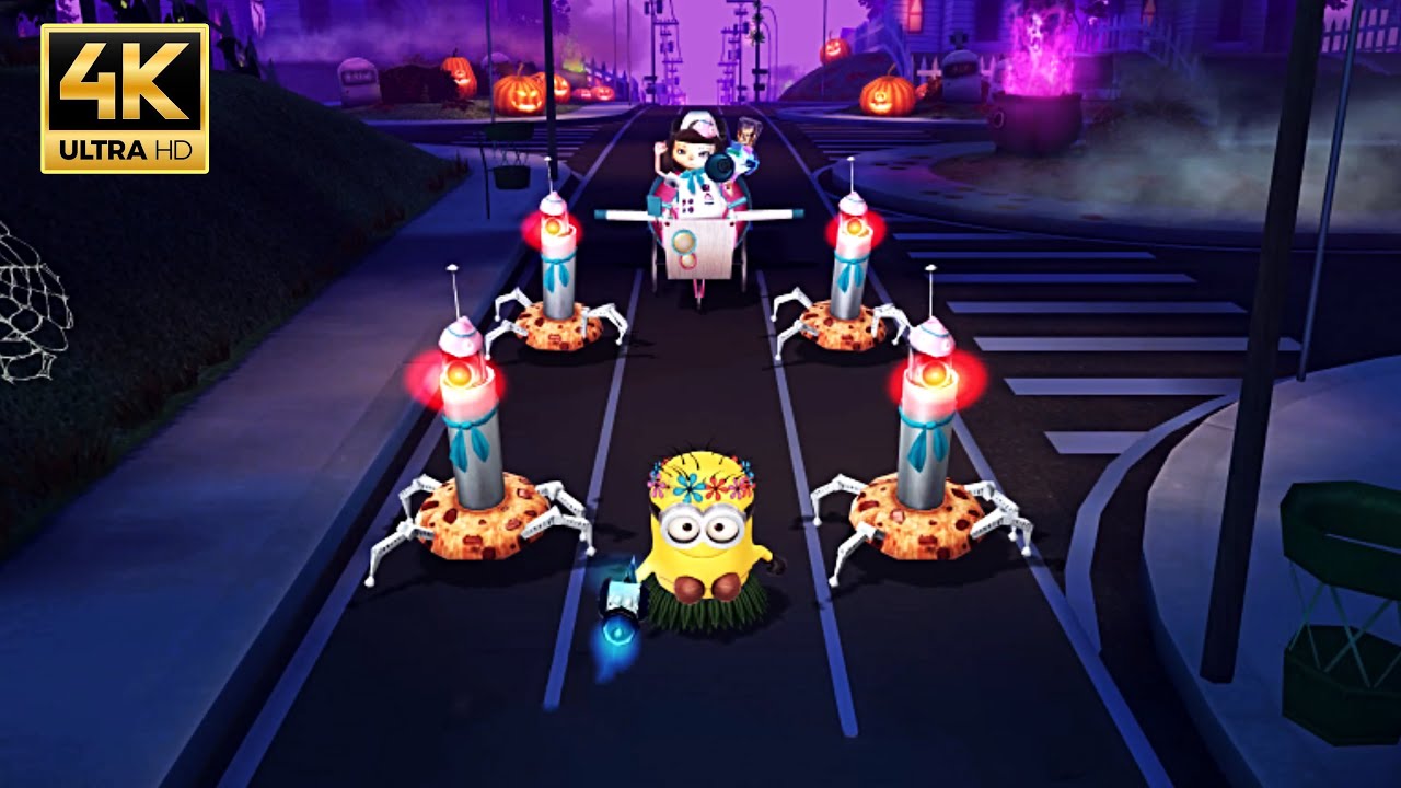 Minion Rush Reversed Halloween Residential Area Fullscreen Gameplay UHD 4K | EP 02