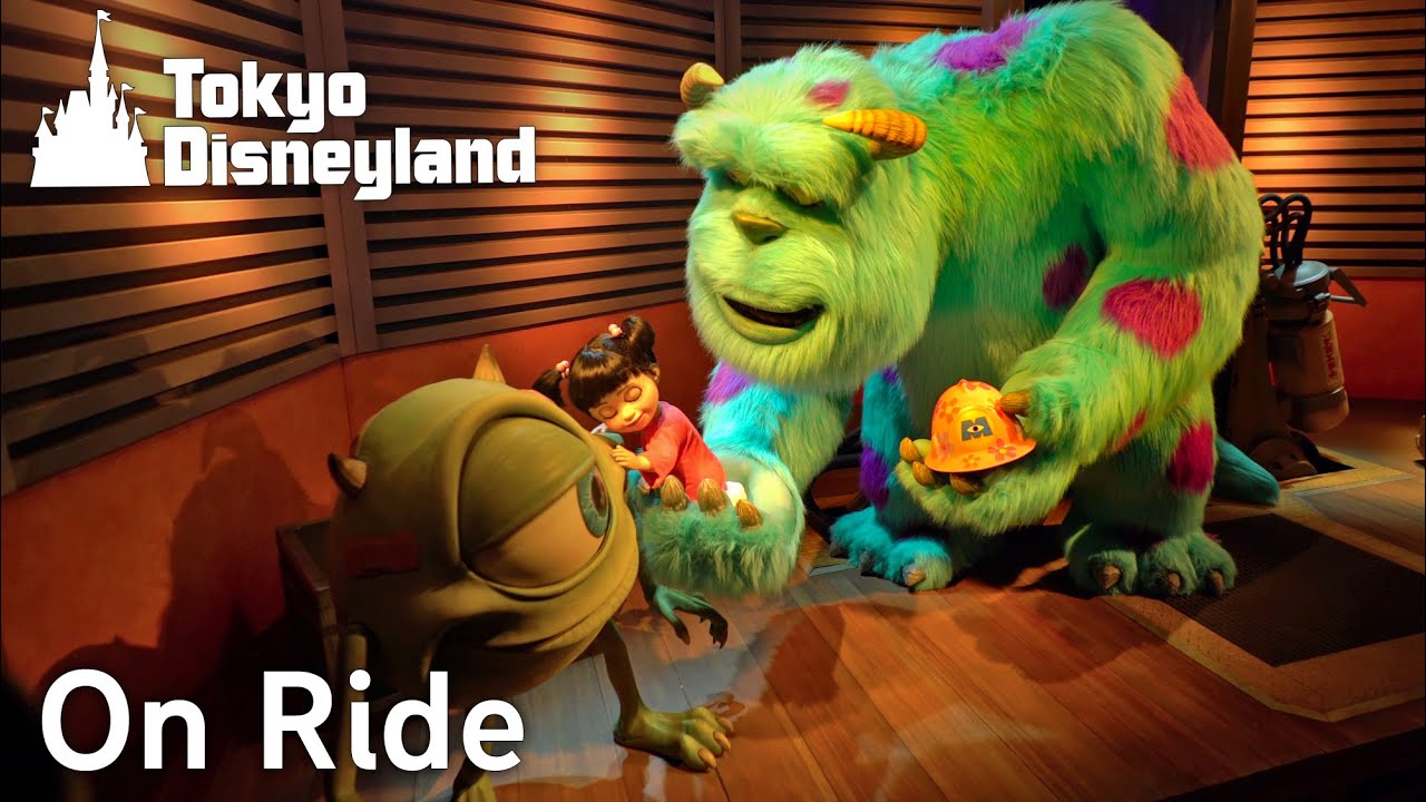 [4K-On Ride] Monsters Inc. Ride and Go Seek! - Tokyo Disneyland