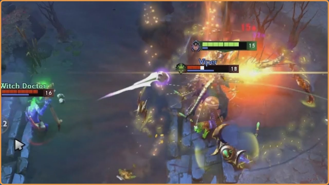 HARD SUPPORT LUNA vs MID VIPER - dOTA hIGHlIGHTS