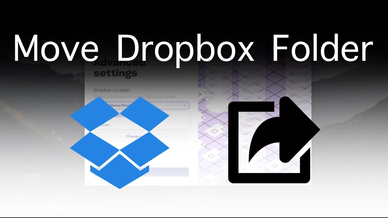 Как переместить папку Dropbox на внешний диск на Mac