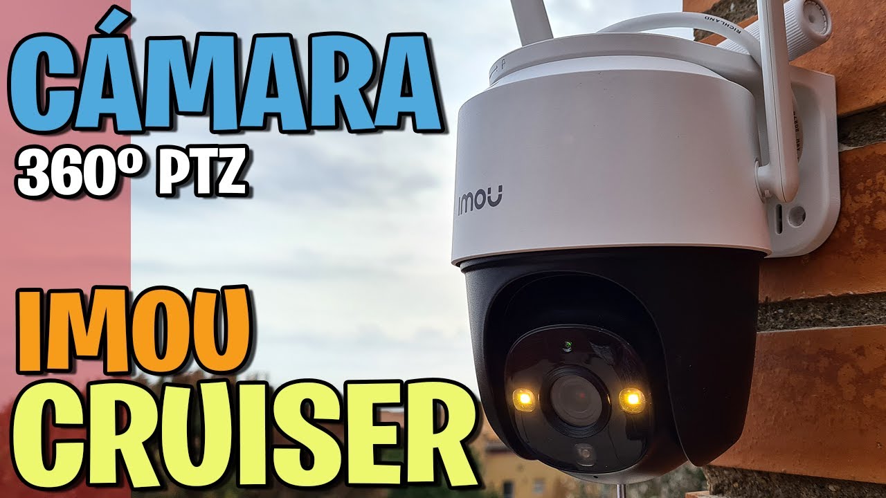 🔴Imou Cruiser - Cámara de seguridad PT 360 para TODOS