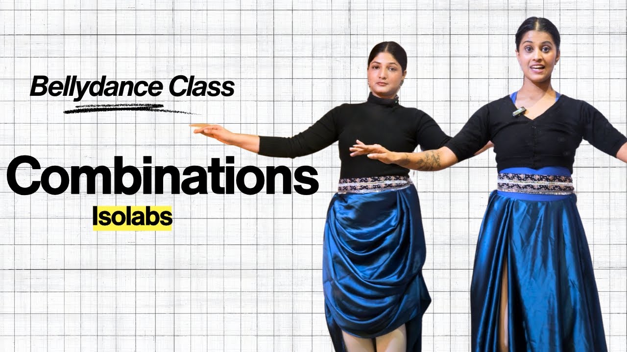 Belly Dance Practice - Compound Component 1 | Edges in Arms, Shimmy, Projections - 16 Spaces