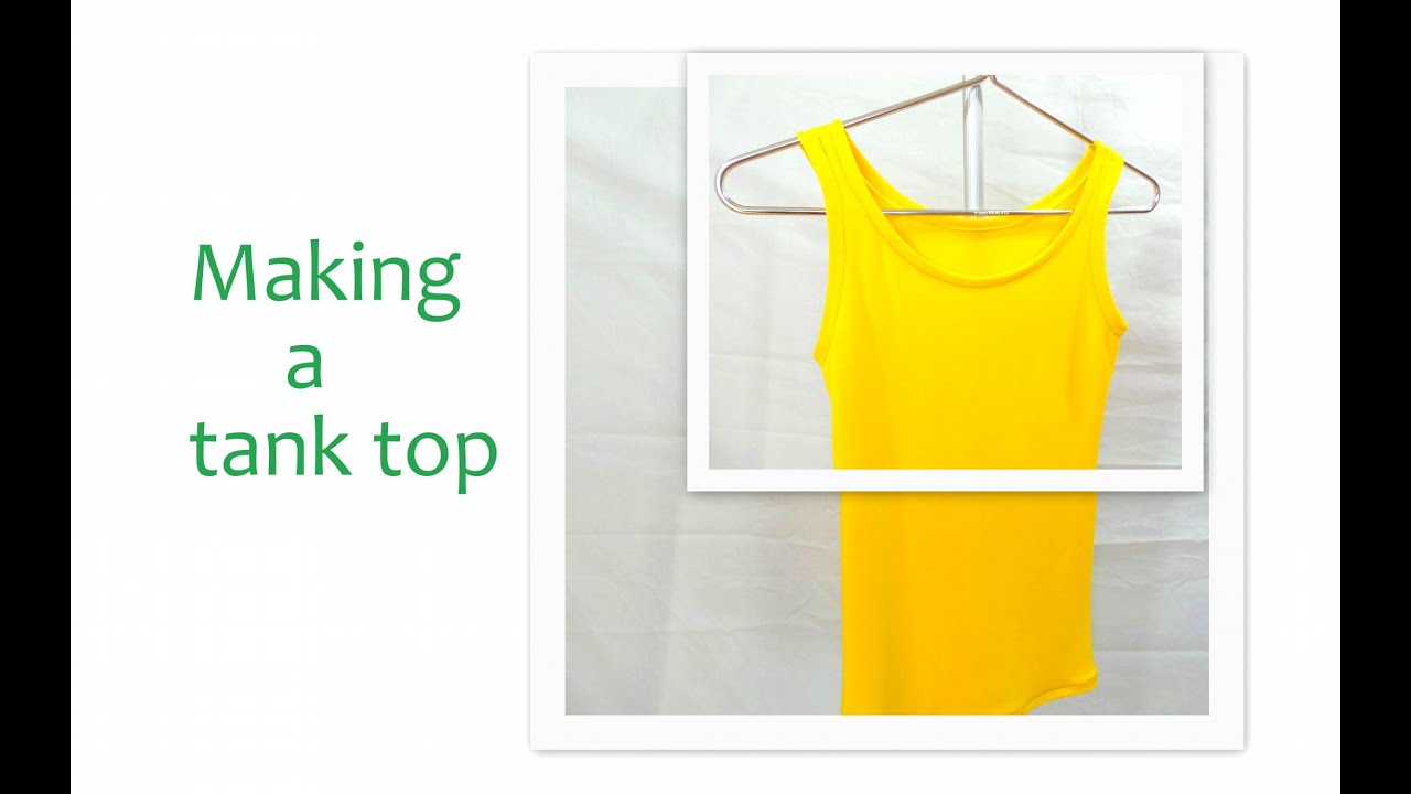 How to sew a PERFECT tank top step by step