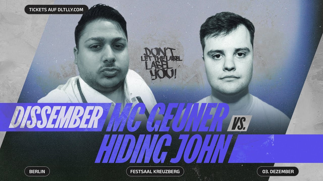 Hiding John vs MC Geuner⎪DISSember 6⎪Rap Battle⎪DLTLLY