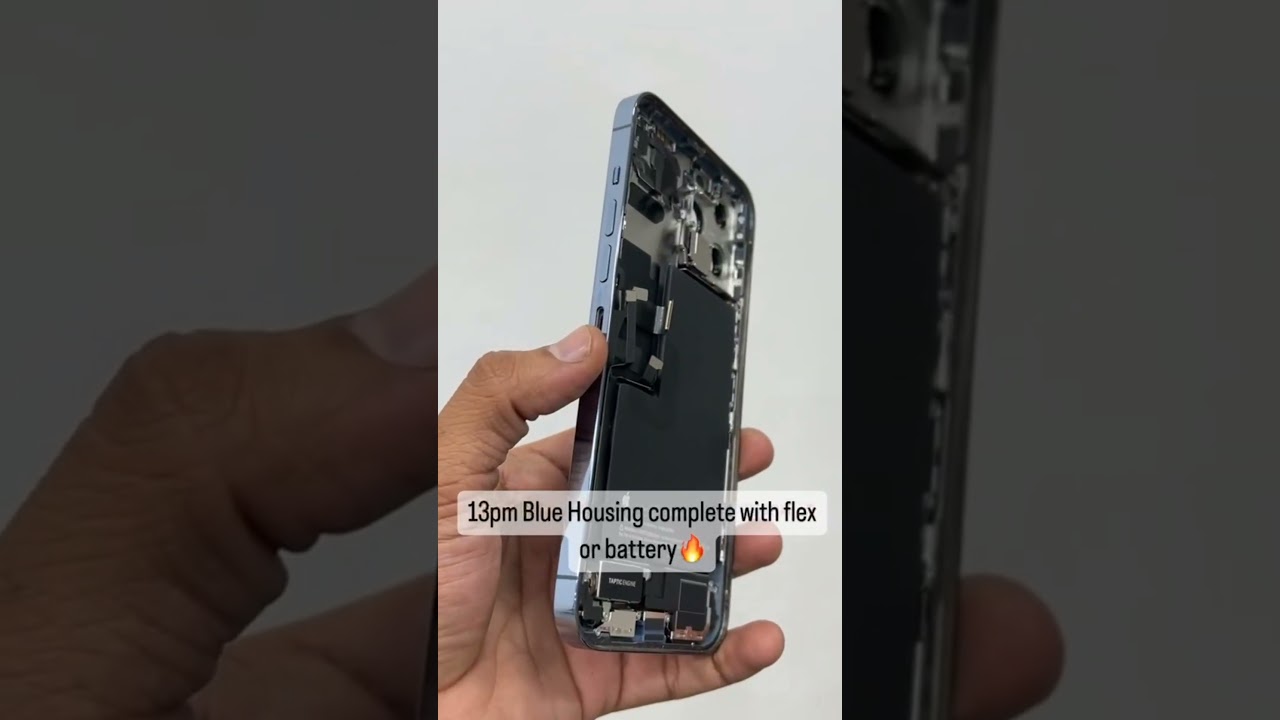 13pro max housing😮 Complete with flex or battery 