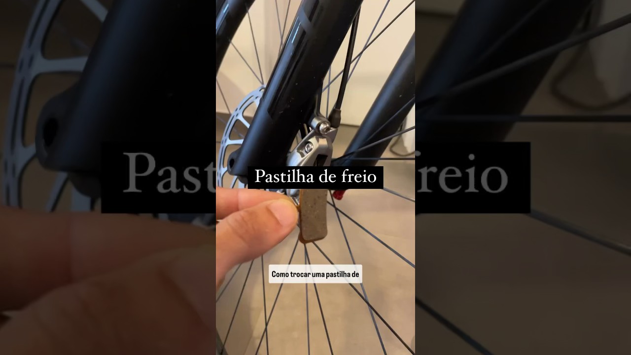 Como trocar a pastilha de freio da bike #bike #mtb #roadbike #ciclismo #mountainbike