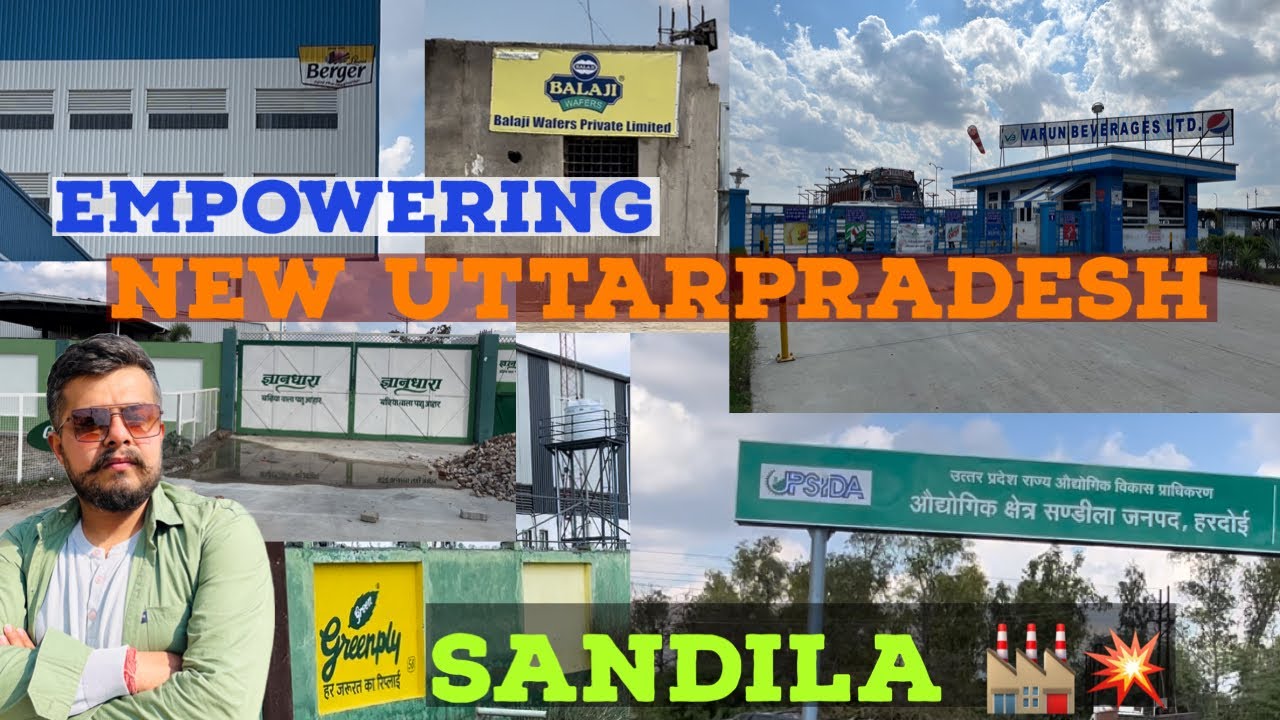 Har Badi Se Badi Industry🏭Aj Yha Apna Setup Daal Rahi-Sandila Industrial Complex 🏗️💥New India🇮🇳