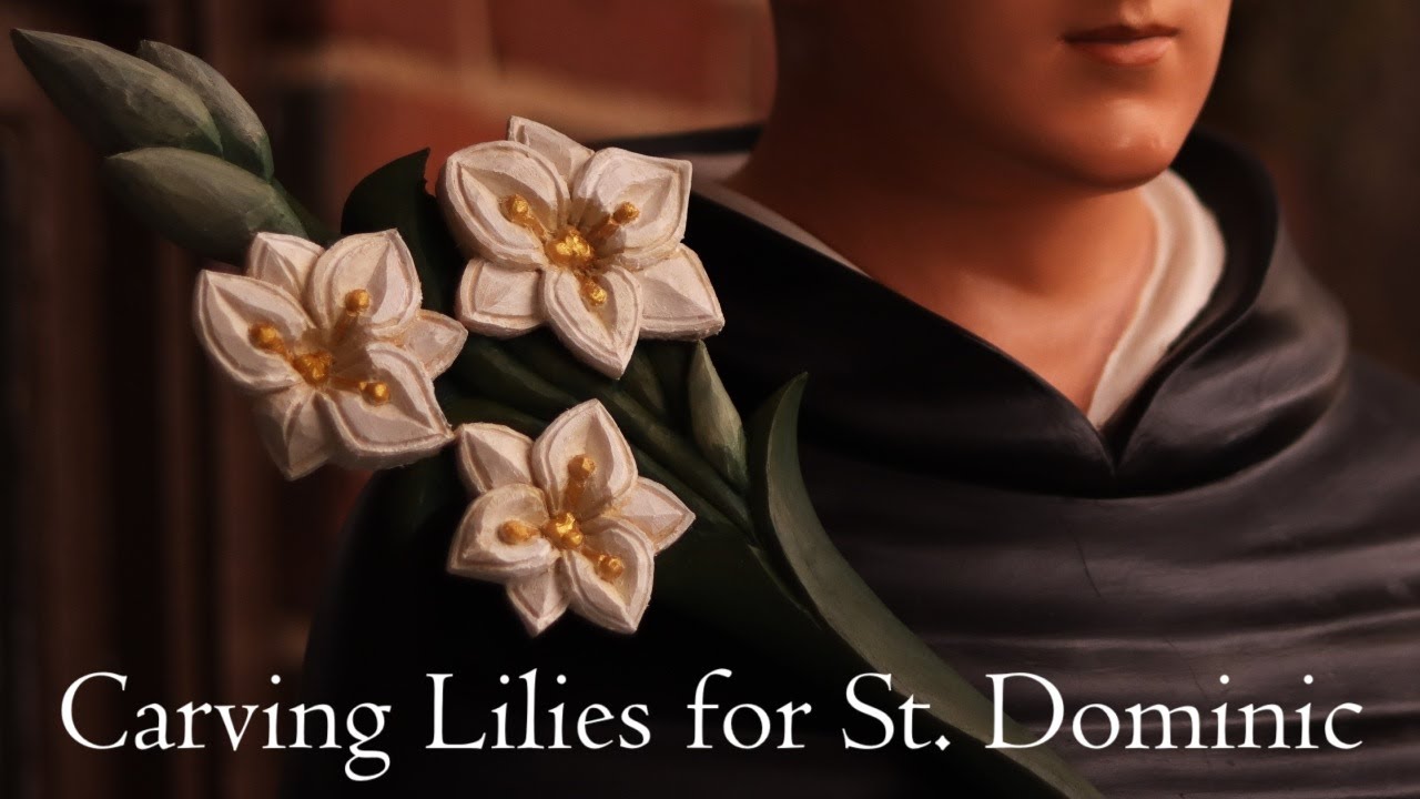 Hand Carving Lilies