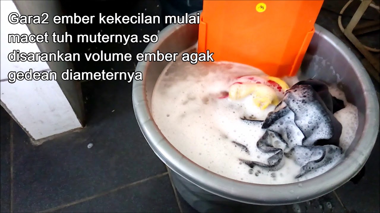 COCOK buat anak Kos2an RE WASH mesin cuci portable Review