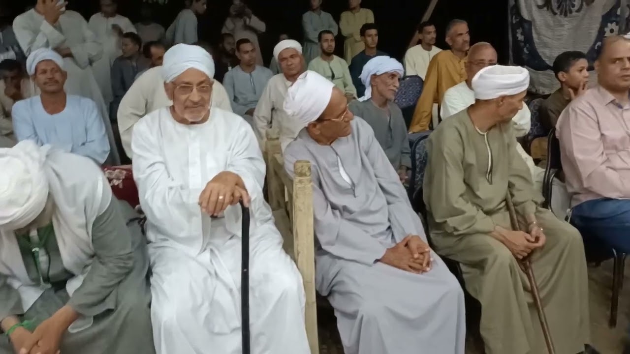 الشيخ الرملى المصرى الحامدى متحدثا فى ليلة العارف باللةالشيخ الأميرالحفنى بطفنيس المطاعنة