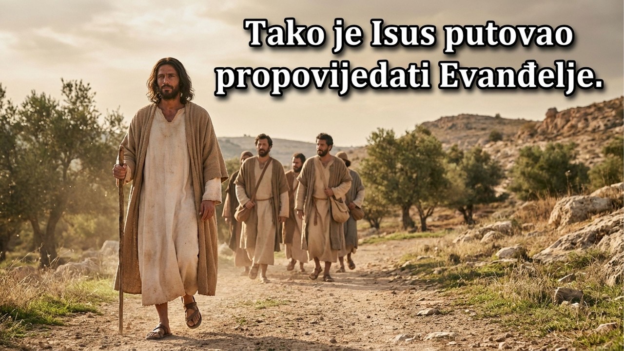Ovako je Isus putovao kako bi propovijedao Evanđelje