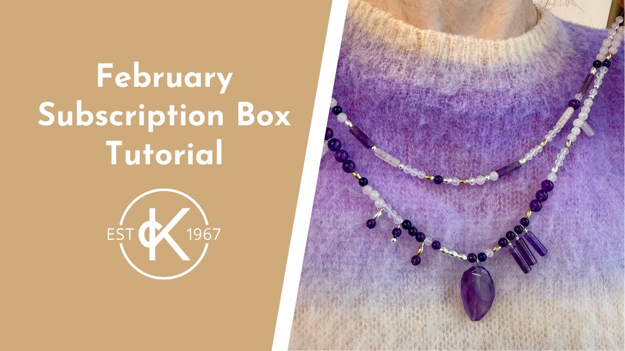 Набор для изготовления украшений Kernowcraft по подписке | Урок на февраль 2026 года