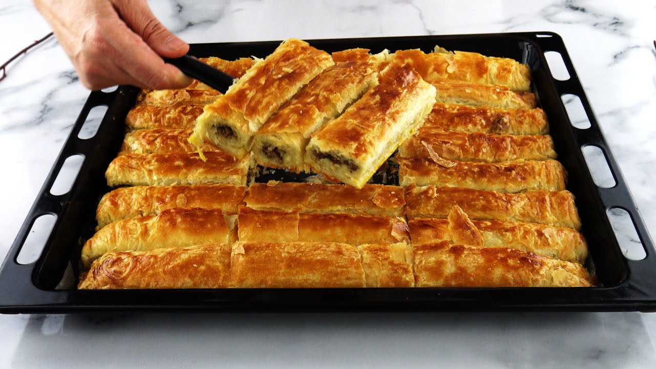 ✋BÖREK SEVERLER BU TARIFI   KACIRMASIN ⌉ KIYMALI EL ACMASI BÖREGI HERKES HAZIR ALDIM ZANNETTI 😍