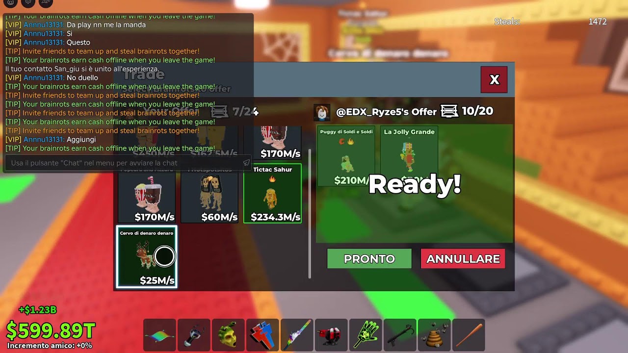 Roblox id Annnu13131 scambi