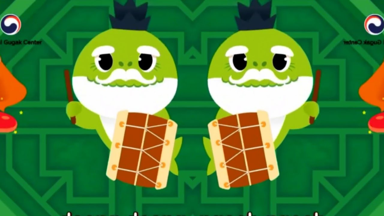 Baby Shark Grandpa Shark Plays Buk 🥁 Doong - Doong  | Learn Drum Name with Fun Effects 