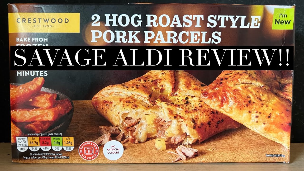 Свиной сок, завернутый в тесто! Обзор свиных рулетов Crestwood Hog Roast Pork Parcels от Aldi, об...