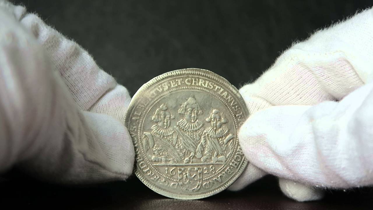 Талер маркграфства Бранденбург-Ансбах 1628 г.