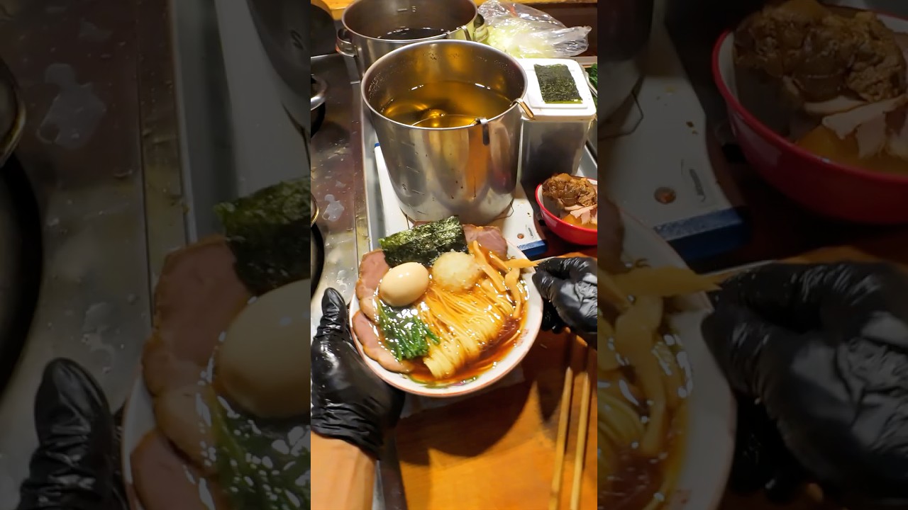 POV of a Late Night Open Ramen Stand🍜