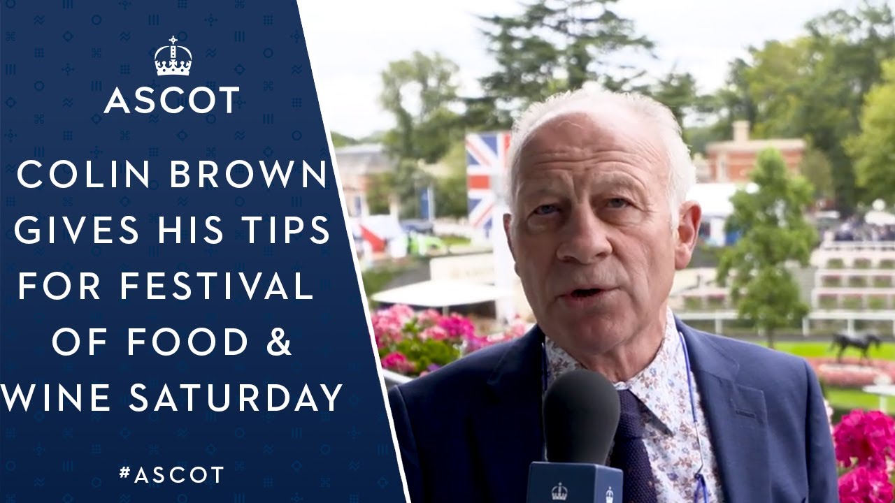 Colin Brown Gives His Bet With Ascot Tips for Italian Tourist Board Festival Of Food & Wine Saturday