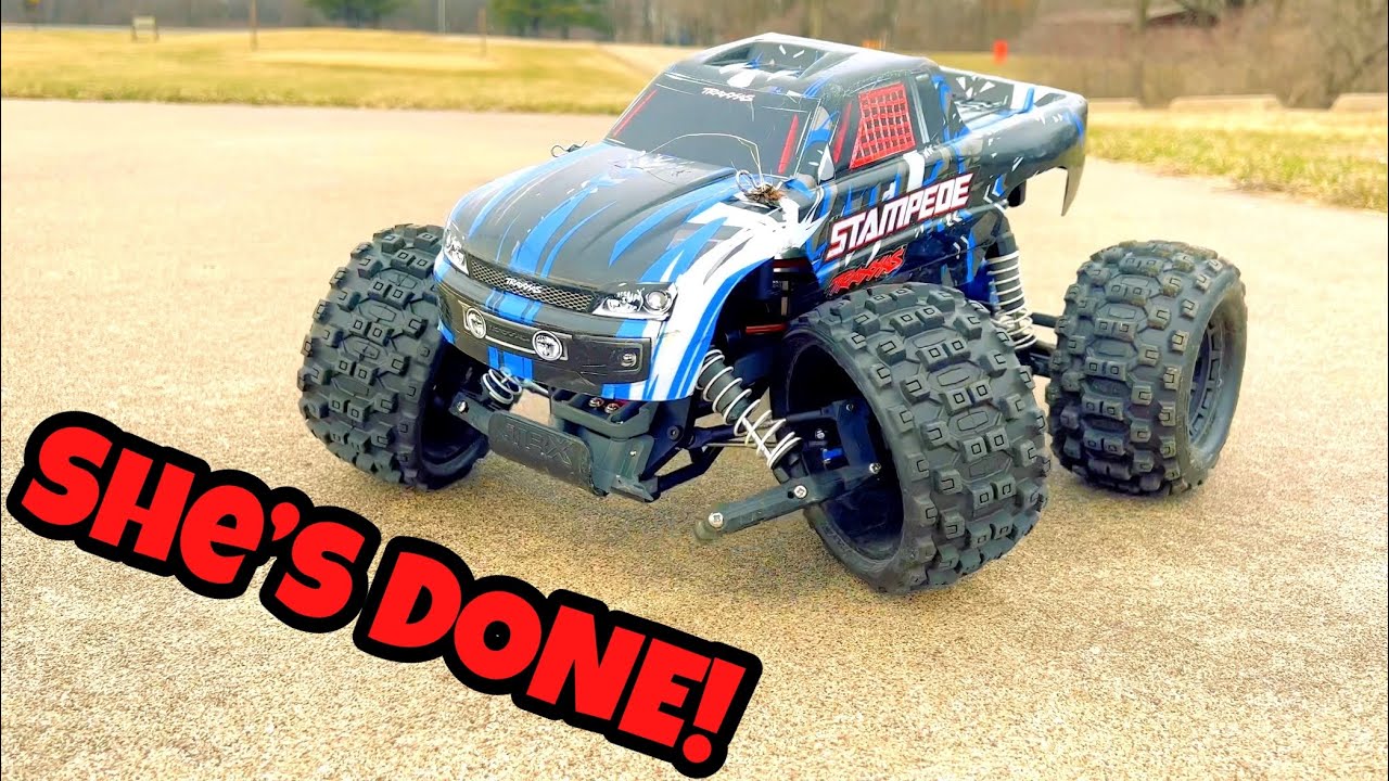 The “CHEAPEST” Traxxas Stampede Gets a BEATDOWN!! She’s DONE!!