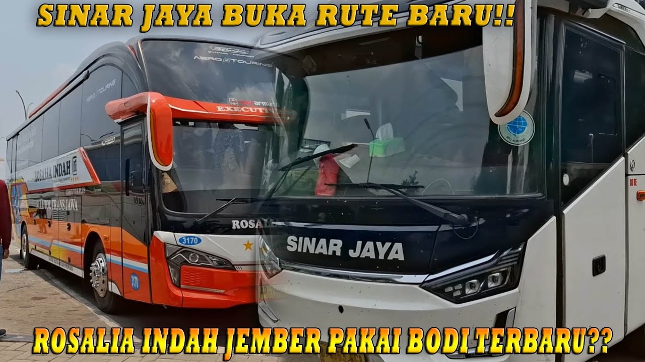 Sinar Jaya Punya Rute Baru Lagi? Rosalia Indah Pakai Bodi Terbaru Di Terminal Pakupatan!