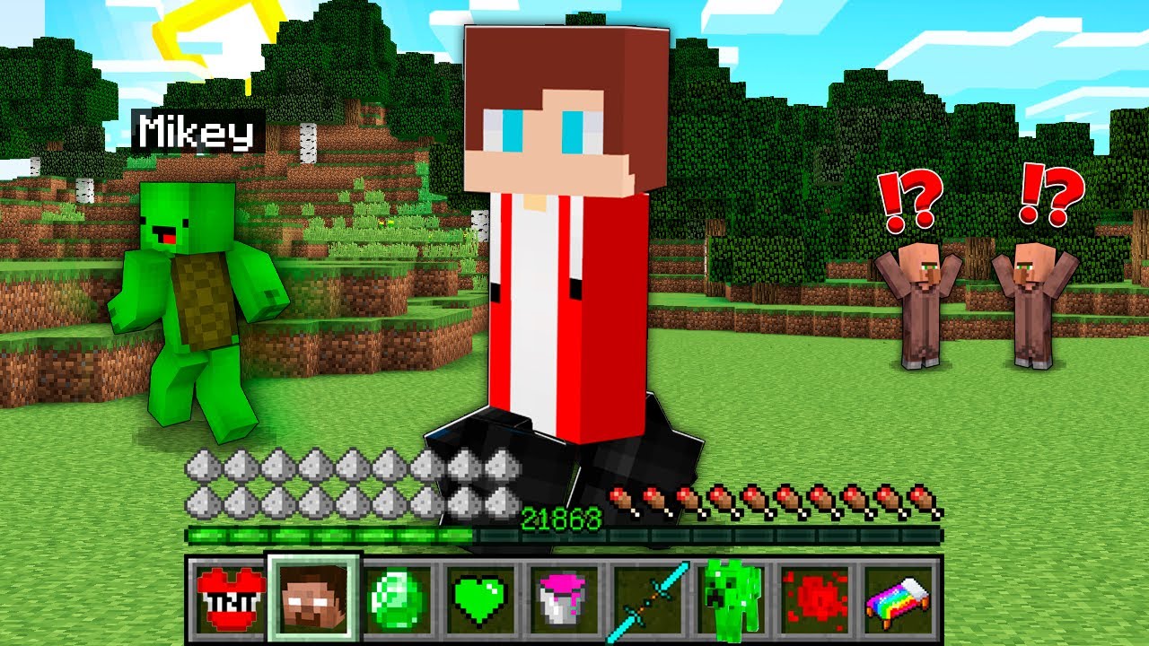 How to Play as JJ Creeper in Minecraft?! Maizen