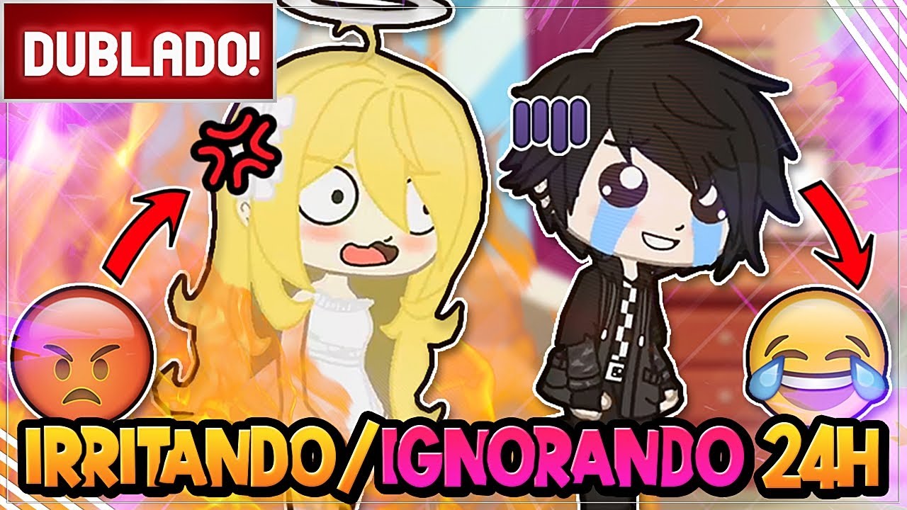 [DUBLADO] 😠IGNORANDO E IRRITANDO O DESAFIO 😈 l MINI FILME GACHA CLUB