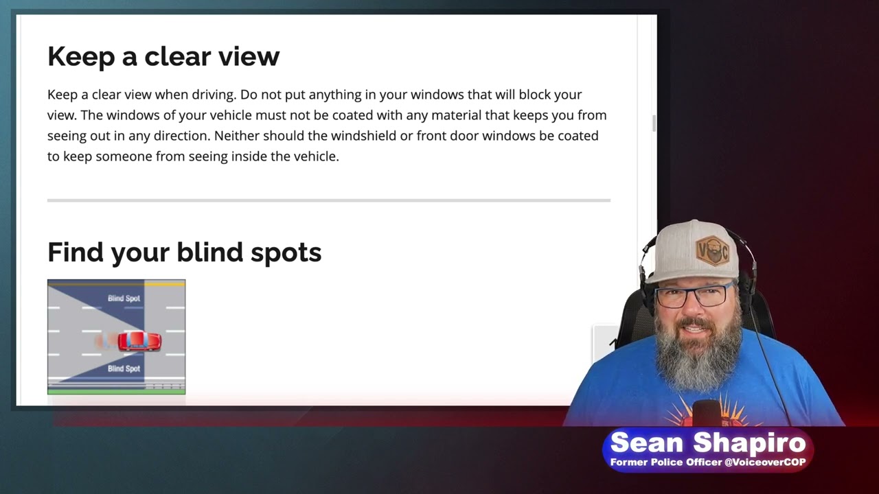 VoiceoverCOP reads the Official MTO Driver's Handbook Chapter 2 section 1