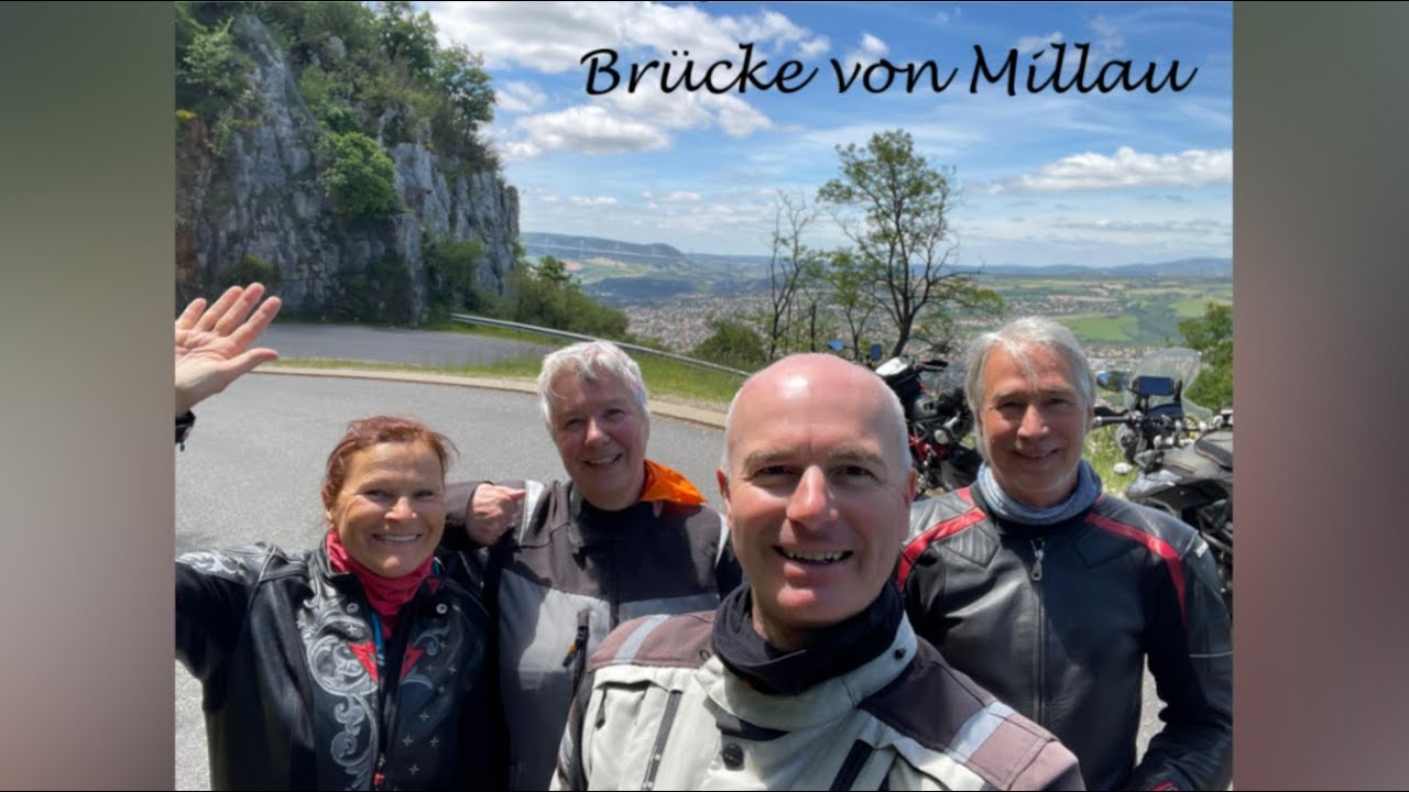 2025 Motorradtour Corniche des Cevennes - Brücke von Millau (Frankreich)