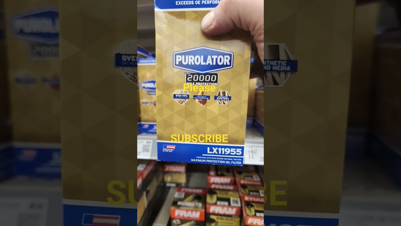 Walmart super tech or purolator oil filters 