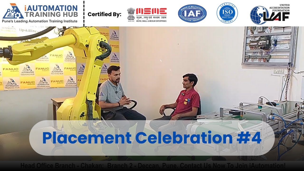 Placement Celebration #4 | Best Robotics, PLC, HMI & SCADA Training in Chakan, Pune, India