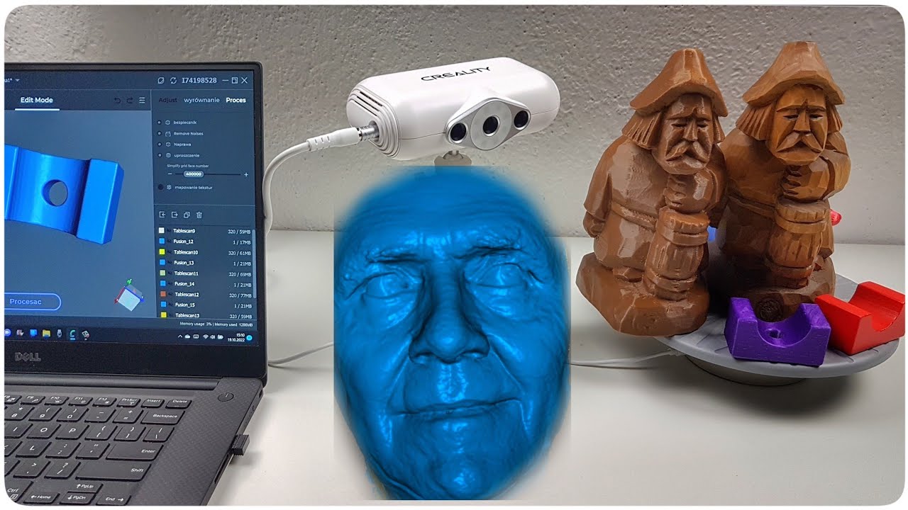 Как сделать 3D модель - Сканер 3D моделирования Creality CR Scan Lizard