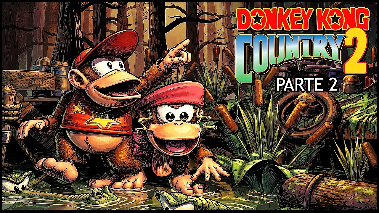 ZERAGEM DE DONKEY KONG COUNTRY 2 NO SUPER NIINTENDO PARTTE 2
