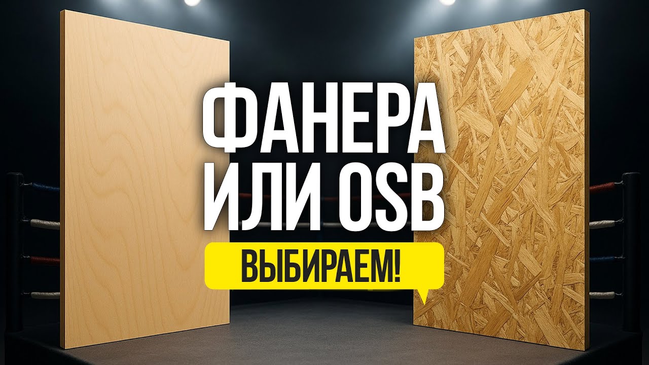 ФАНЕРА или OSB! Сравниваем и выбираем для стройки!