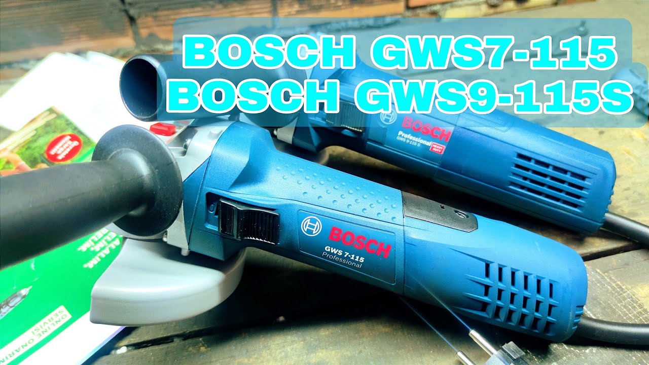 BOSCH GWS7-115 İLE BOSCH GWS9-115 S MODELLERİNİN KUTU AÇILIMI | DETAYLI İNCELEME