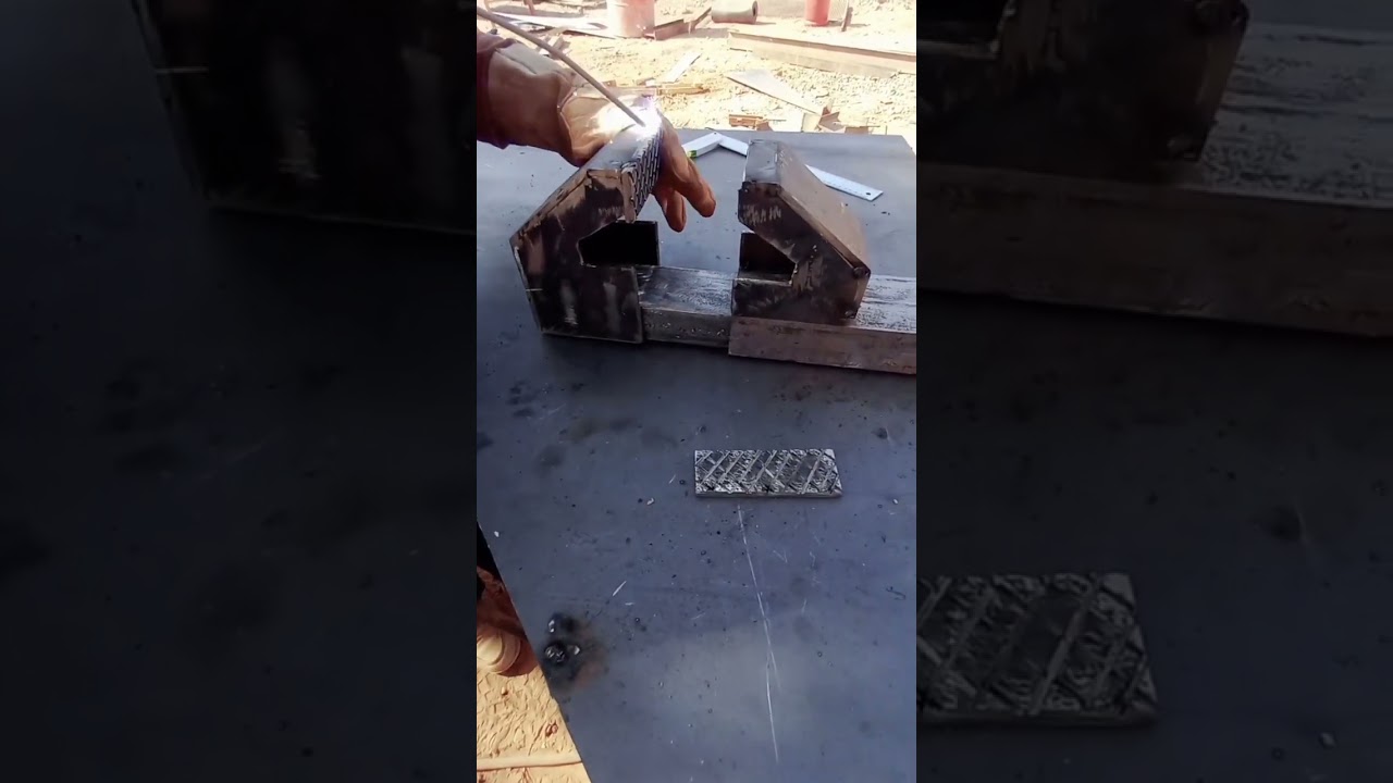 #طريقة صنع ملزمة حديد#Comment fabriquer un &eacute;tau en fer#How to make an iron vise#welding#carri&egrave;re