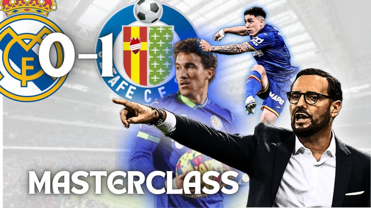Así el Getafe dominó al Madrid (Masterclass de Bordalás)