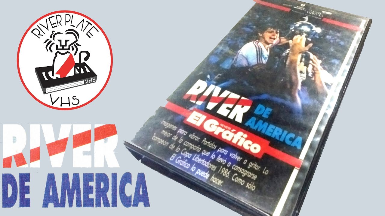 RIVER CAMPEÓN LIBERTADORES 1986 - RIVER DE AMÉRICA (vhs El gráfico) - River Plate VHS