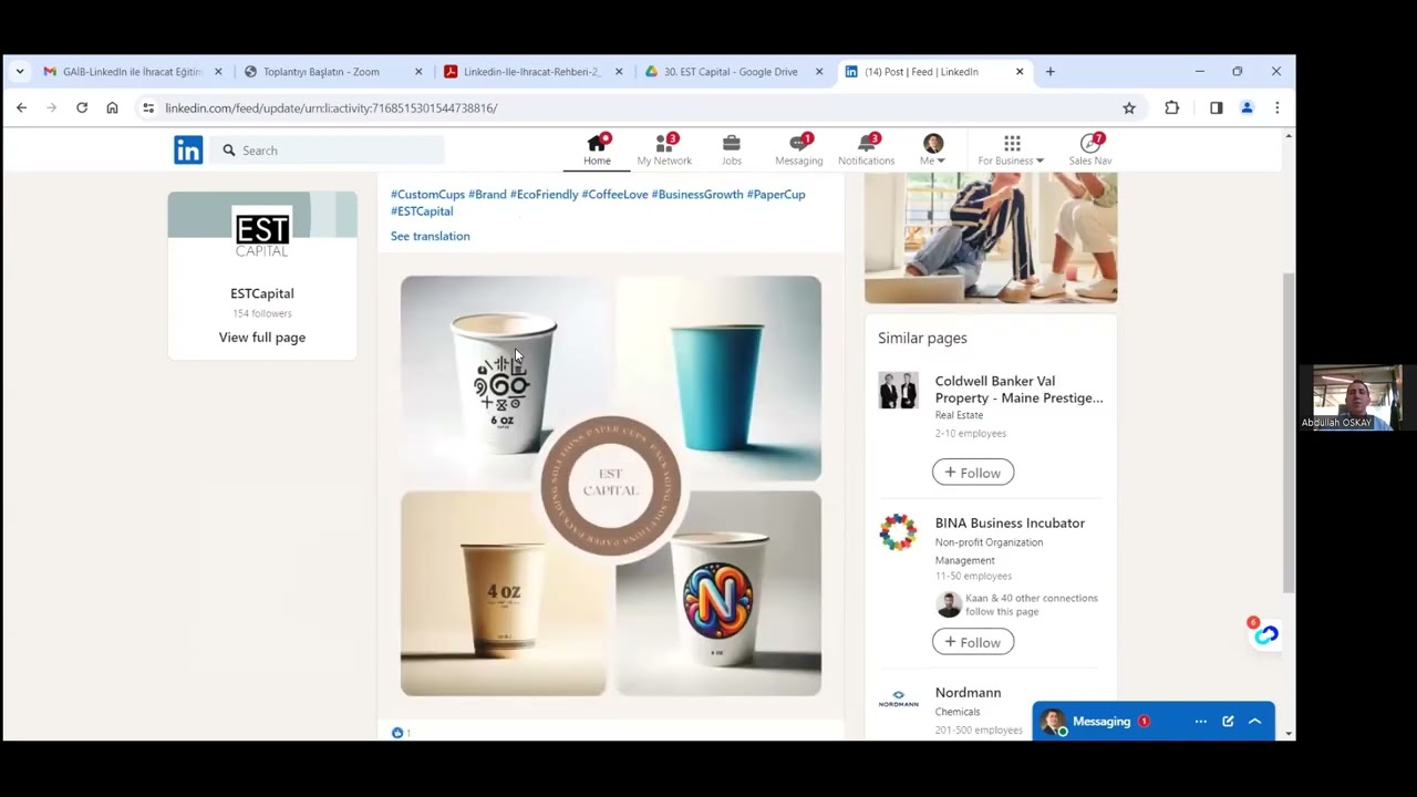 LinkedIn ile İhracat-Abdullah Oskay