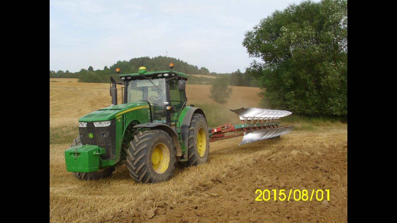John Deere 8295r + Kverneland pb100 | ZOD Hořice LETNÍ ORBA 2015 | ZOD Hořice SUMMER PLOWING 2015