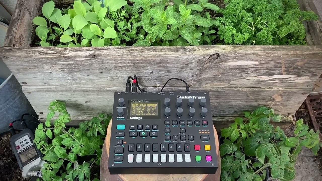 Digitone Garden Ambient - Semigenerative/generative Ambient, Elektron Digitone Ambient